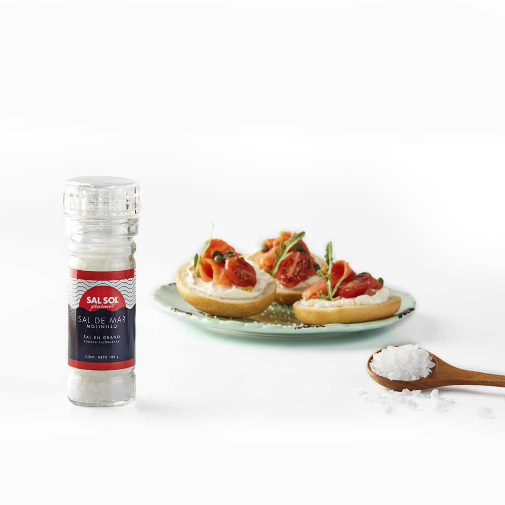 Sal sol gourmet c/molinillo 100 gr.