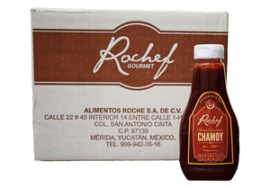 Caja salsa chamoy rochef gourmet 250ml 12 unidades